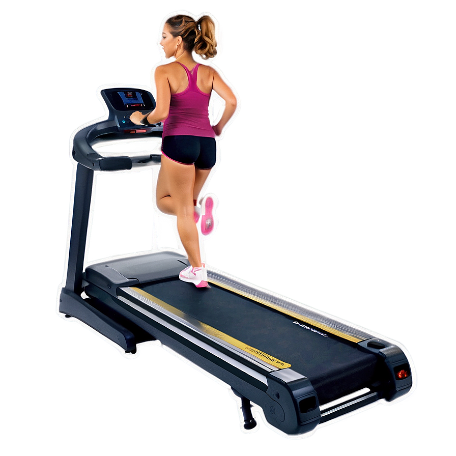 Electric Motorized Treadmill Png Clf87 PNG Image