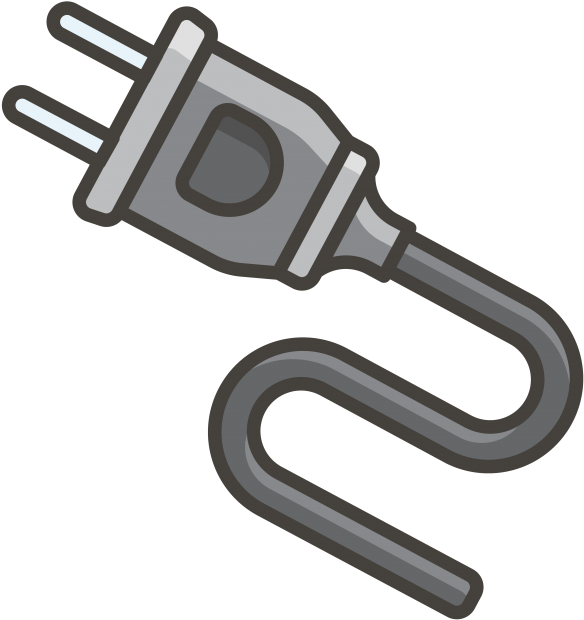 Electric Plug Graphic PNG Image