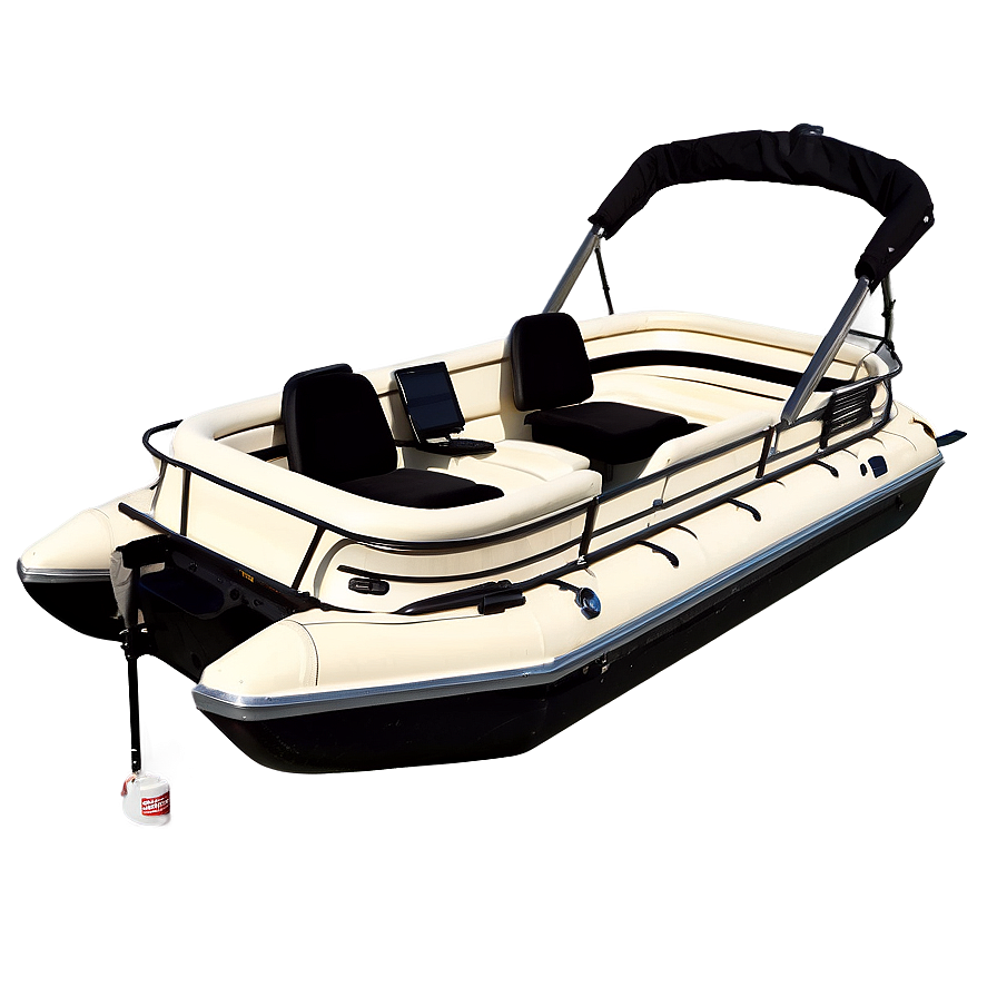 Electric Powered Pontoon Boat Png Nan67 PNG Image