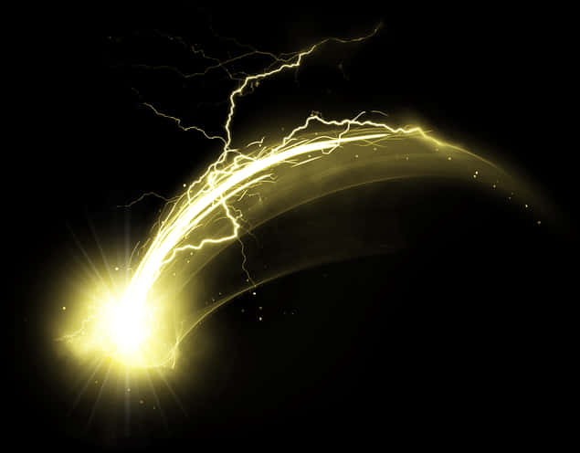 Electric Shine Artistic Representation PNG Image