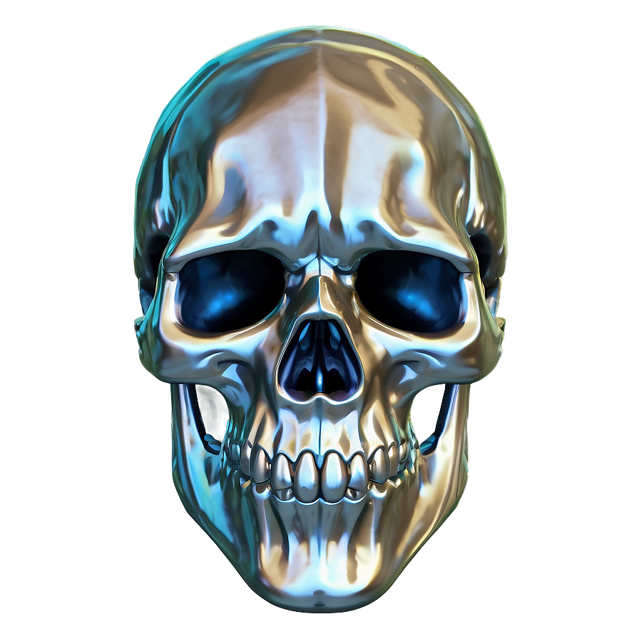 Electric Skull Face Visual Png Bar PNG Image