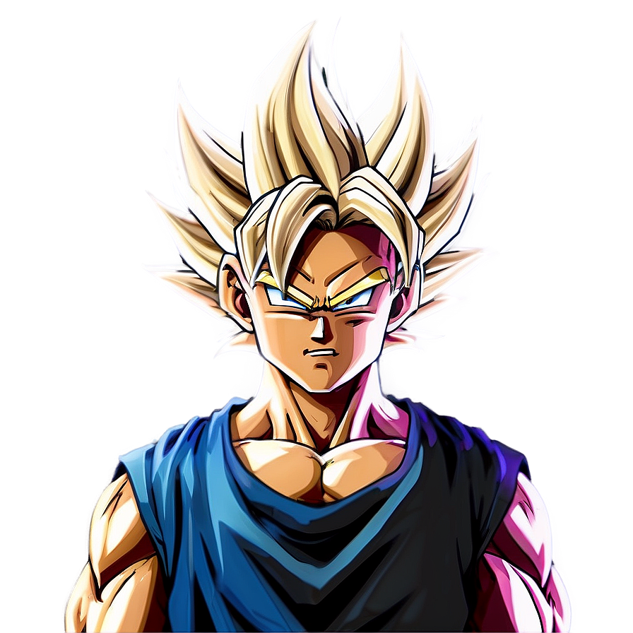 Electric Super Saiyan Hair Png 06122024 PNG Image