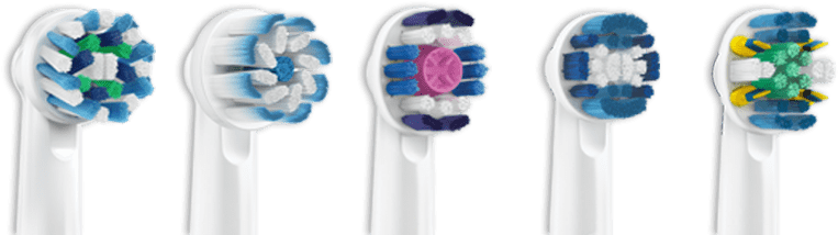 Electric Toothbrush Heads Variety PNG Image