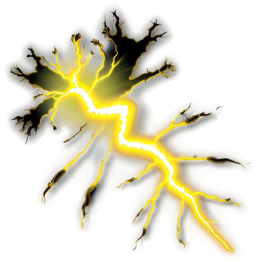 Electric Yellow Lightning Png Jmu PNG Image