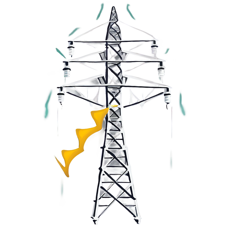 Electricity Transmission Tower Png 05242024 PNG Image