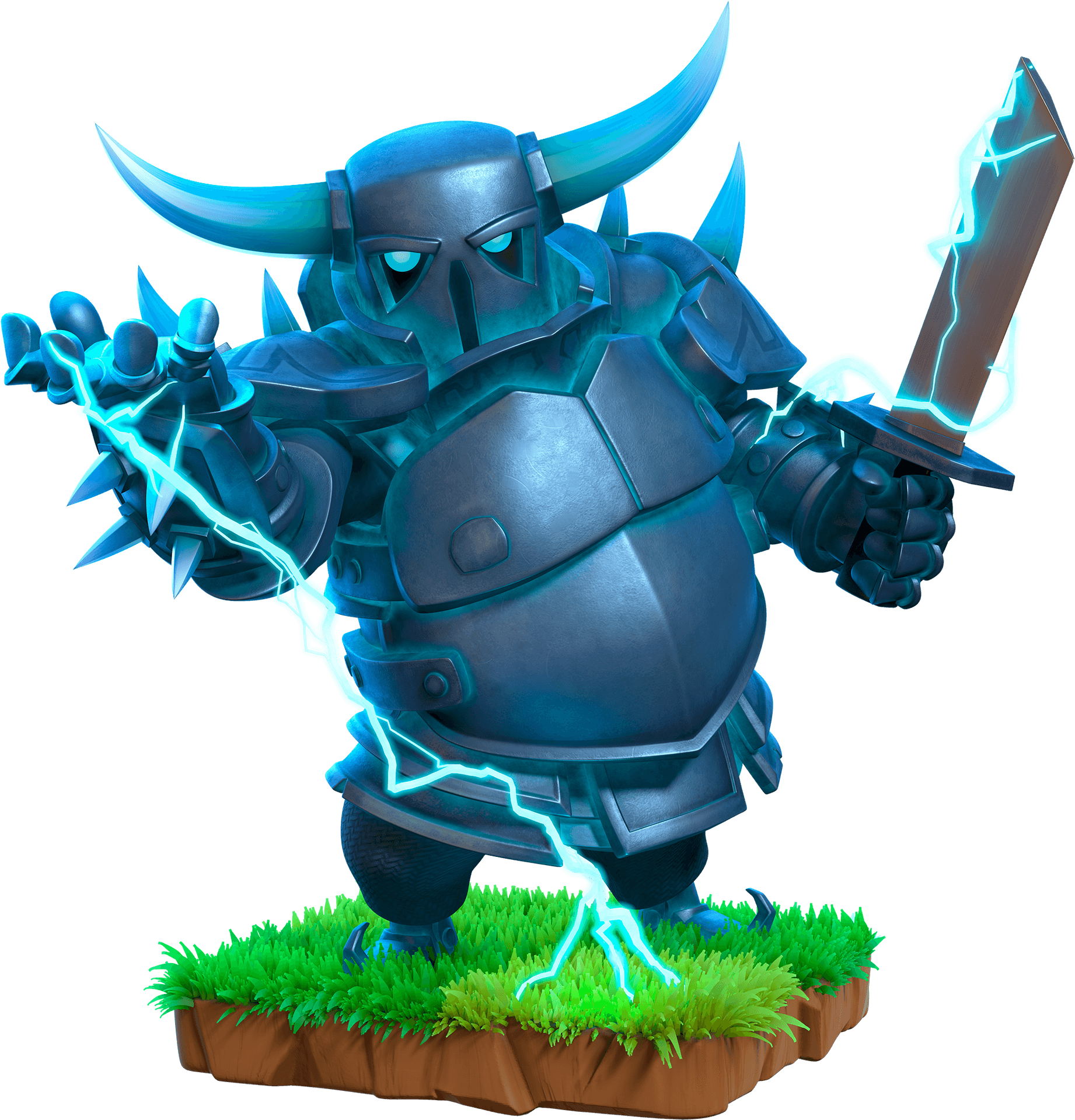 Electro_ Giant_ Clash_of_ Clans_ Character PNG Image