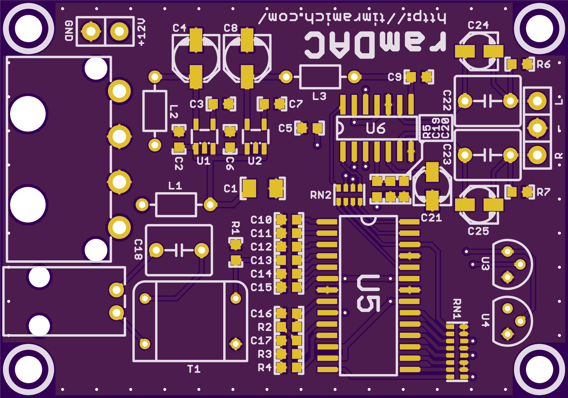 Electronic Circuit Board Design PNG Image