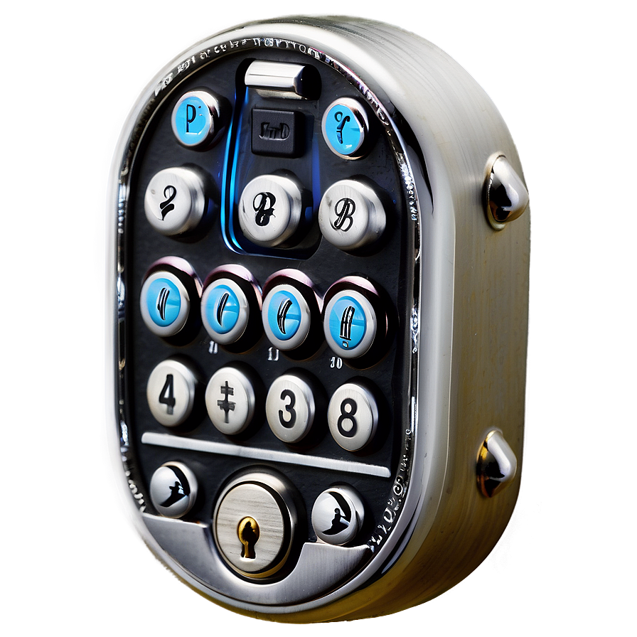 Electronic Keypad Lock Png Cxx PNG Image