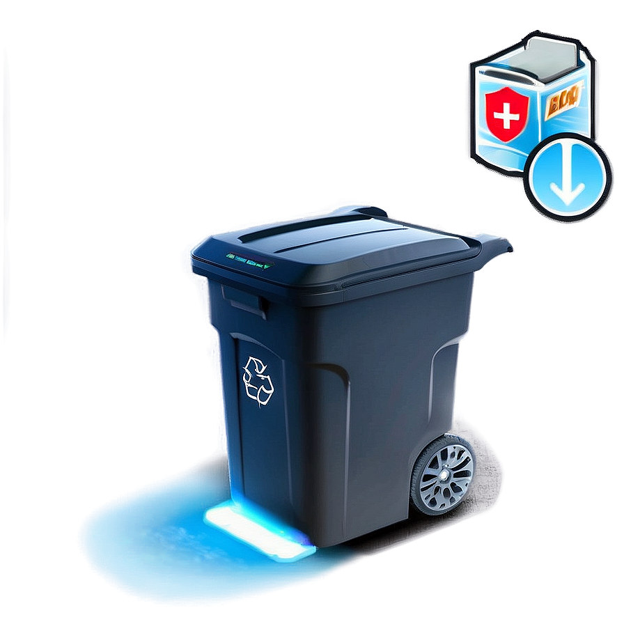 Electronic Trash Bin Snapshot Png Rwg57 PNG Image