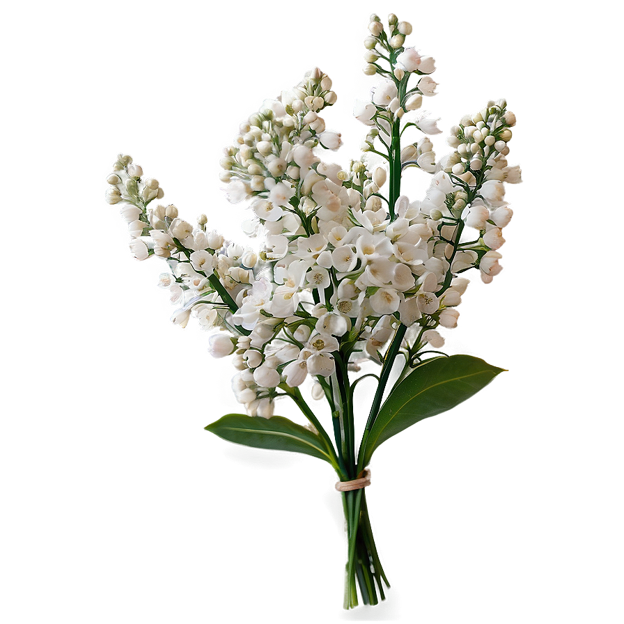 Elegant Babys Breath Floral Arrangement Png Vsb PNG Image