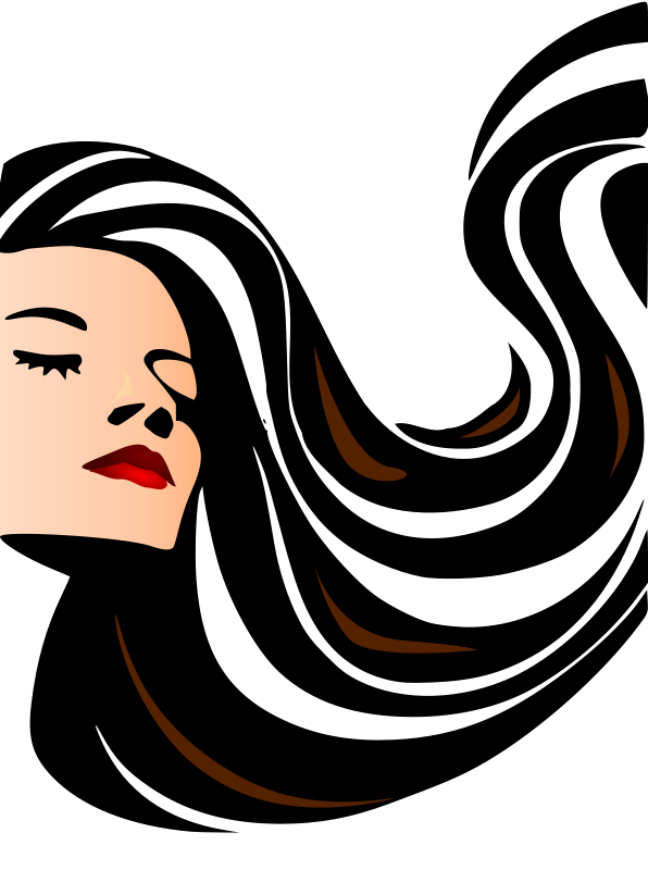 Elegant Beauty Profile Vector PNG Image