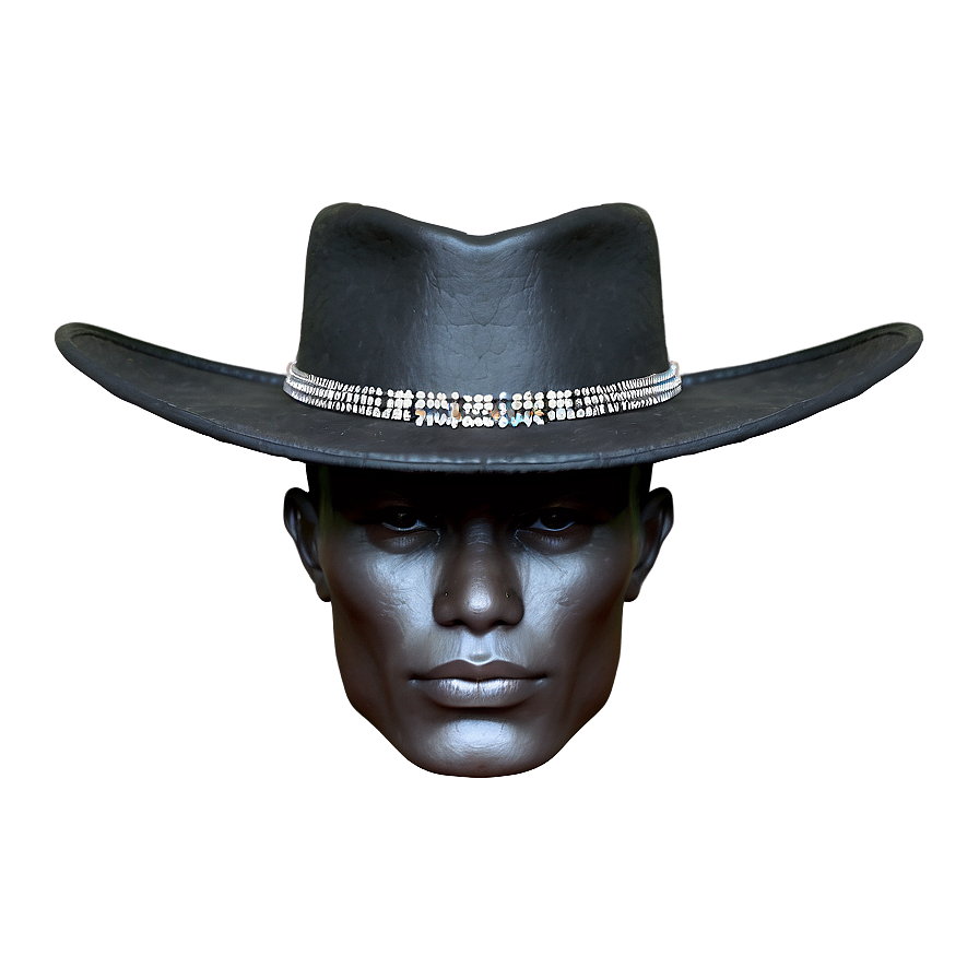 Elegant Black Cowboy Hat Png Ori PNG Image