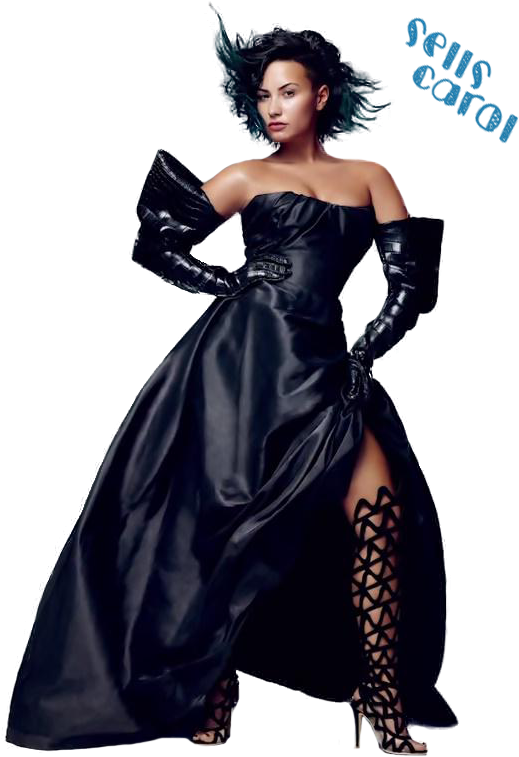 Elegant Black Dress Photoshoot PNG Image