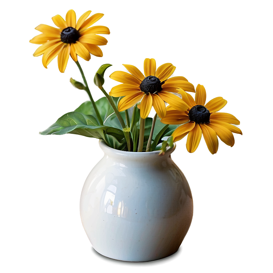 Elegant Black Eyed Susan Arrangement Png 06282024 PNG Image