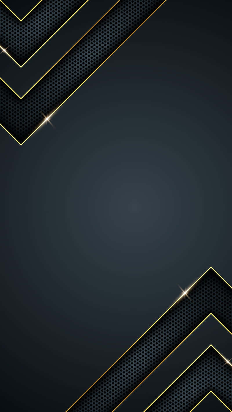 Elegant Black Gold Abstract Background PNG Image