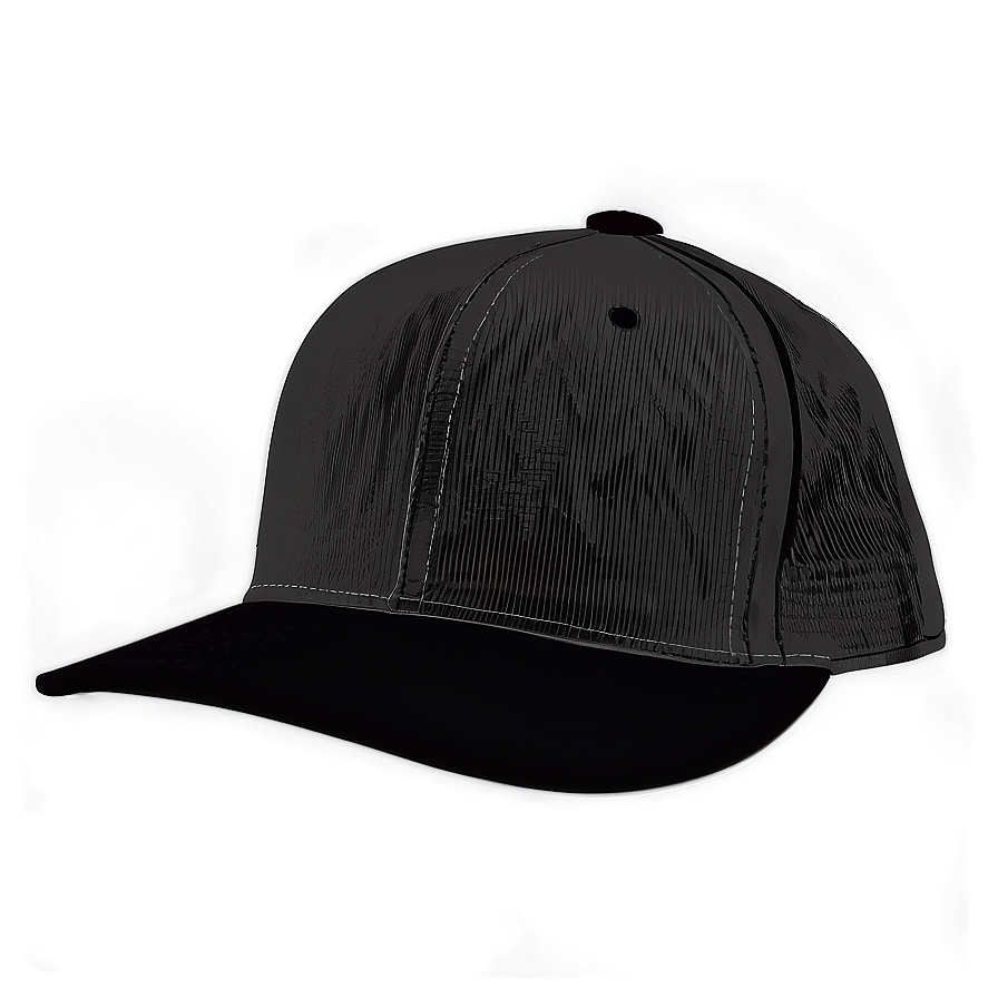 Elegant Black Snapback Cap Png Yts95 PNG Image