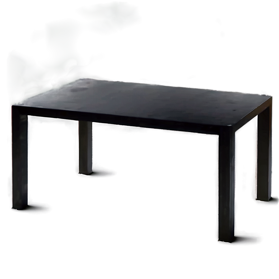 Elegant Black Table Png 06262024 PNG Image