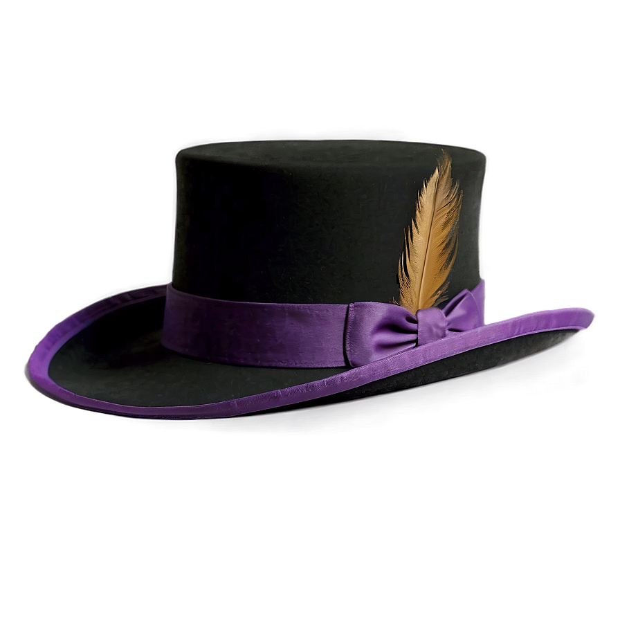 Elegant Black Top Hat Png Ssl PNG Image