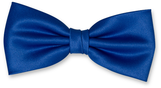 Elegant Blue Bow Tie PNG Image