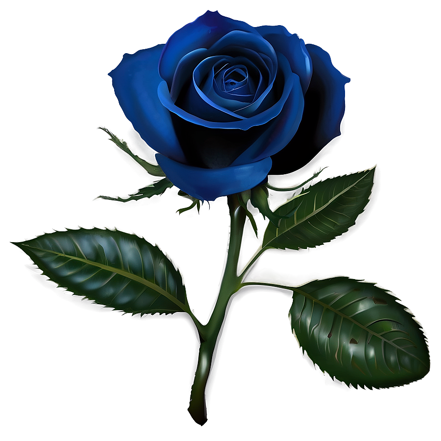 Elegant Blue Rose Png 44 PNG Image