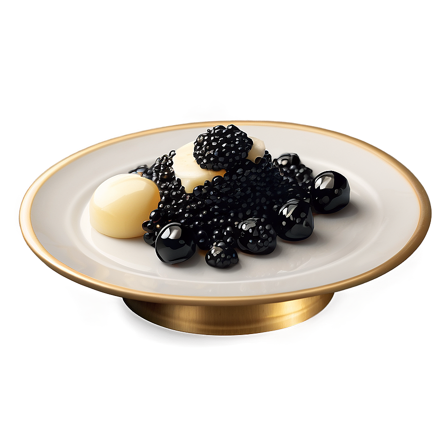 Elegant Caviar Setting Png 35 PNG Image