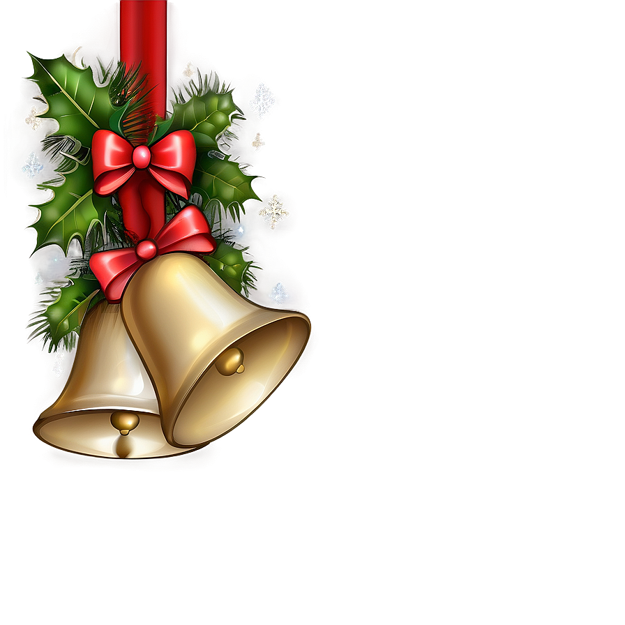 Elegant Christmas Bells Png Yso PNG Image