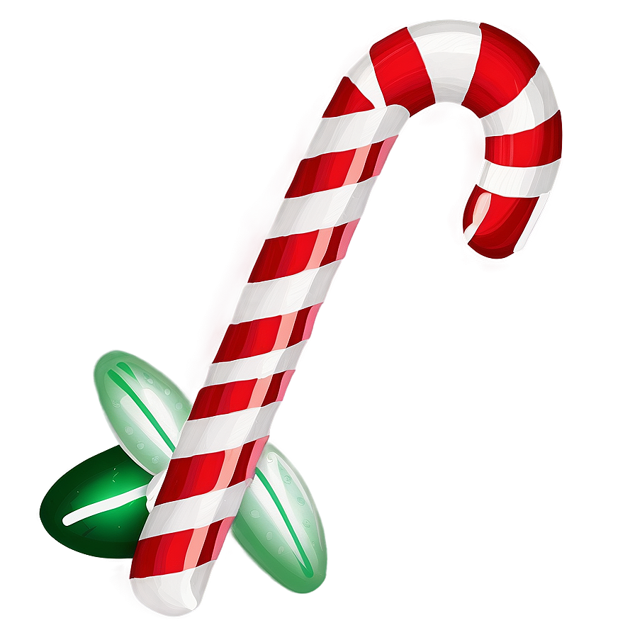 Elegant Christmas Candy Cane Png 70 PNG Image