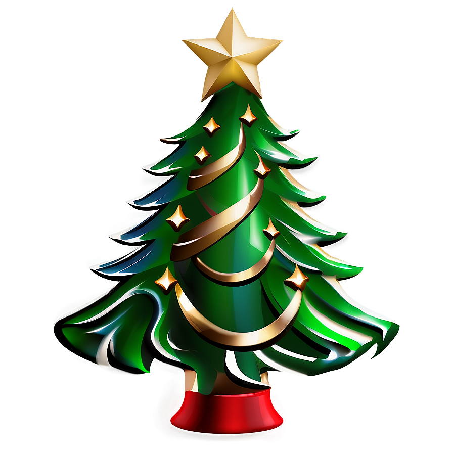 Elegant Christmas Tree Png 04292024 PNG Image