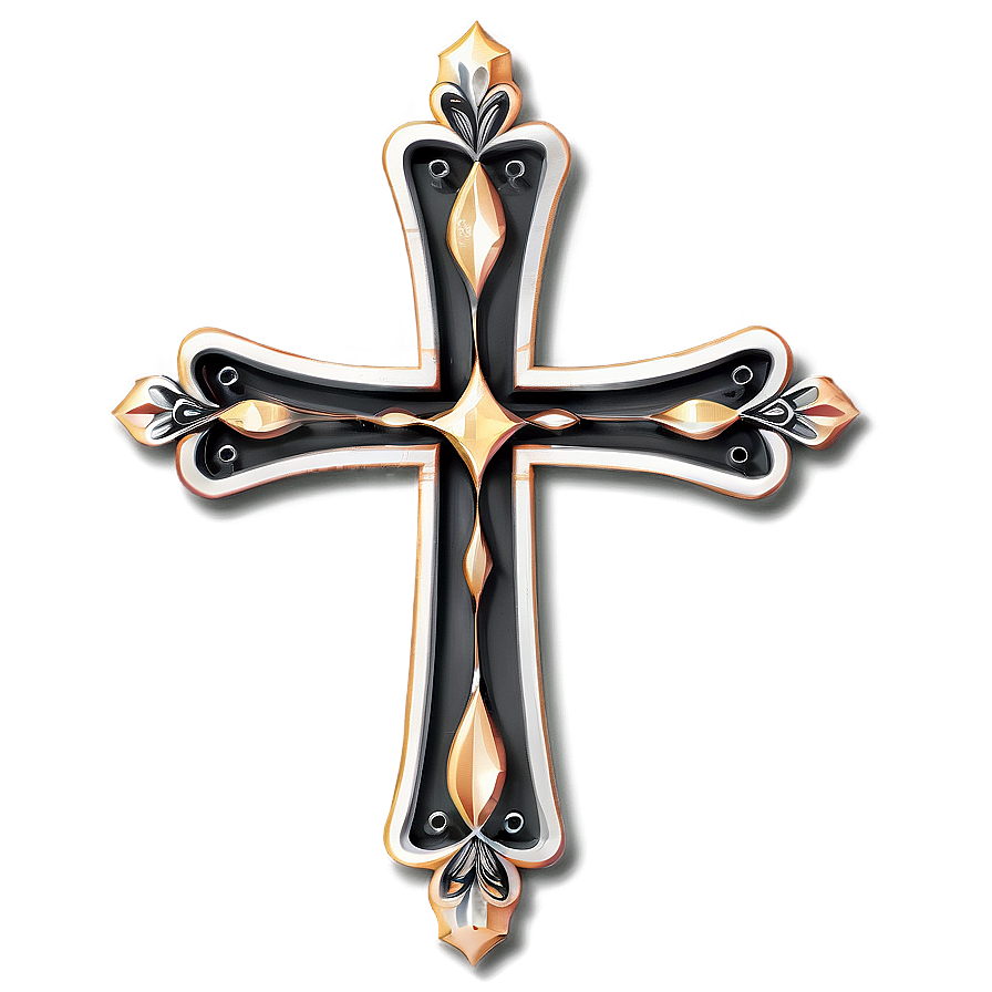 Elegant Cross Design Png 04302024 PNG Image