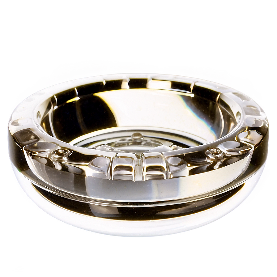 Elegant Crystal Ashtray Png Ktx14 PNG Image