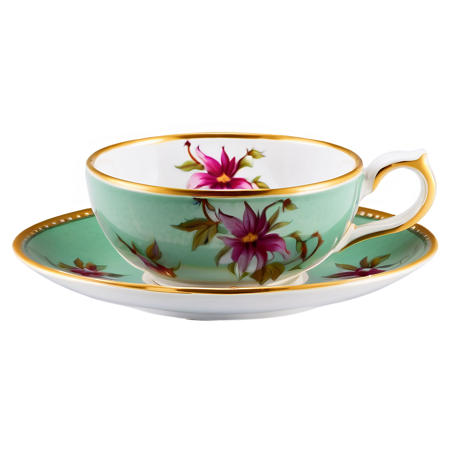 Elegant Cup And Saucer Png 05242024 PNG Image