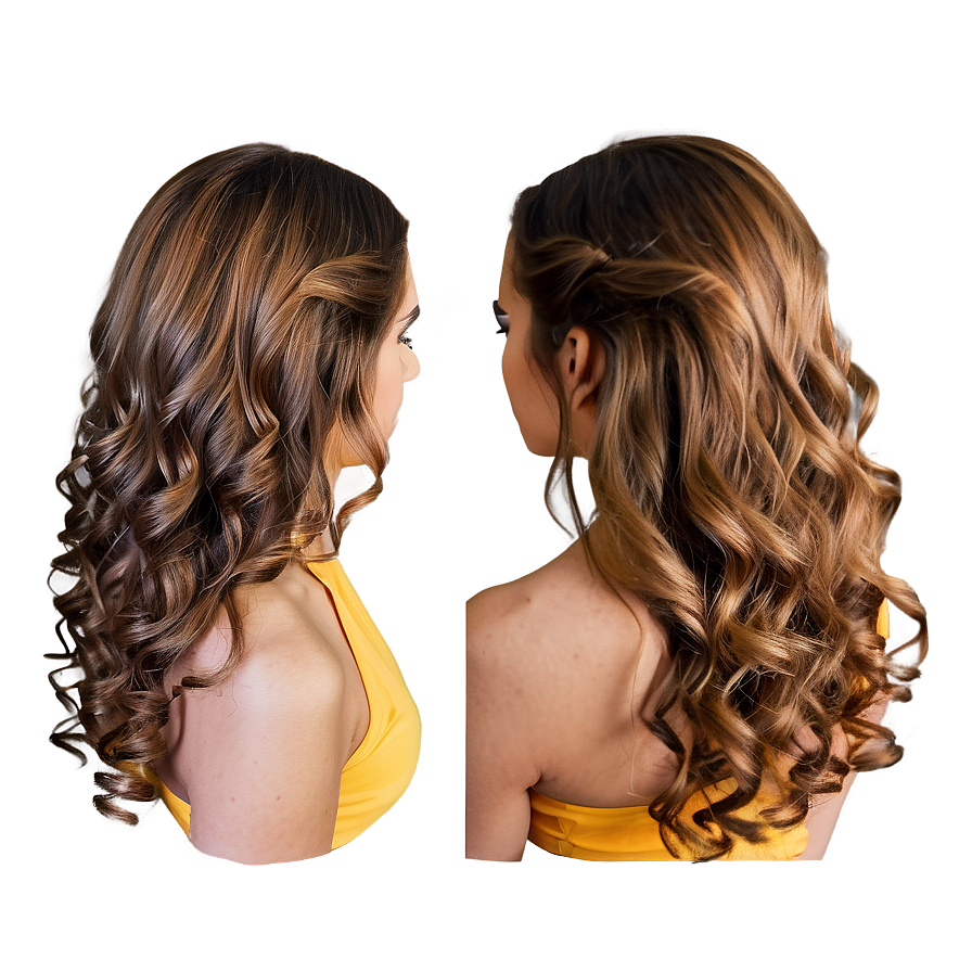 Elegant Curly Hair Upstyle Png Oxd48 PNG Image