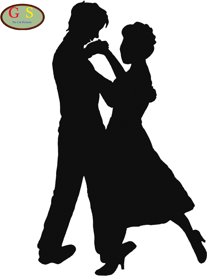 Elegant Dance Silhouette.png PNG Image