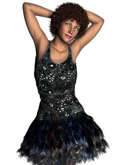 Elegant_ Dancer_in_ Sequined_ Dress.jpg PNG Image