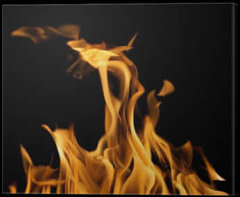 Elegant Dancing Flames PNG Image