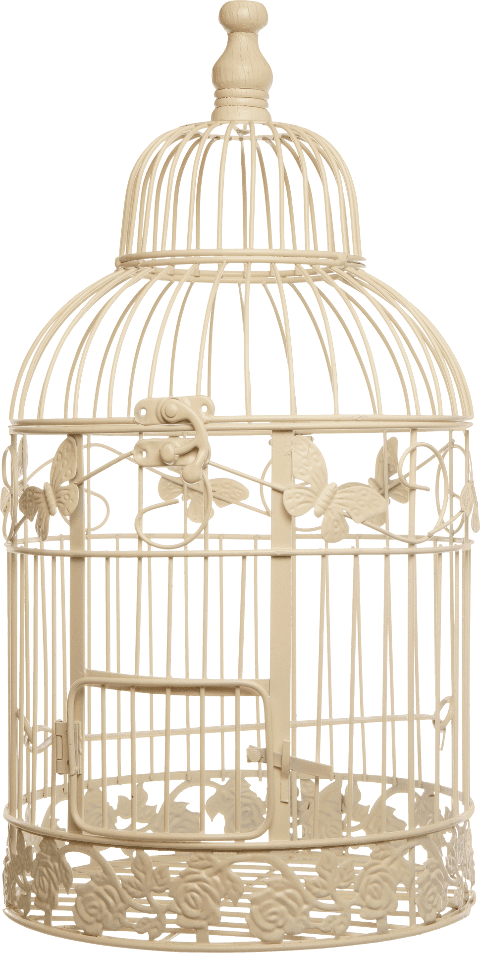 Elegant Decorative Bird Cage PNG Image