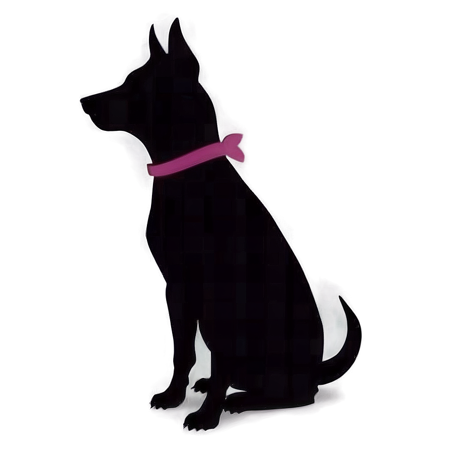 Elegant Dog Silhouette Png Rdq PNG Image