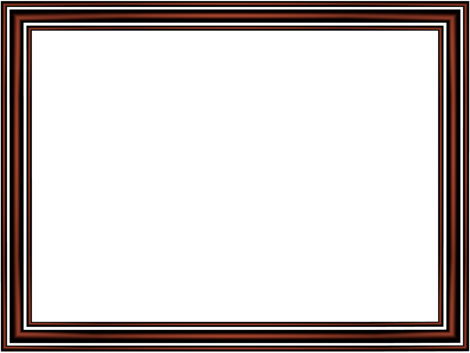 Elegant Double Border Frame PNG Image