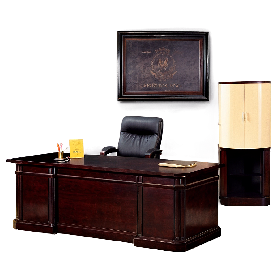 Elegant Executive Desk Png 05042024 PNG Image