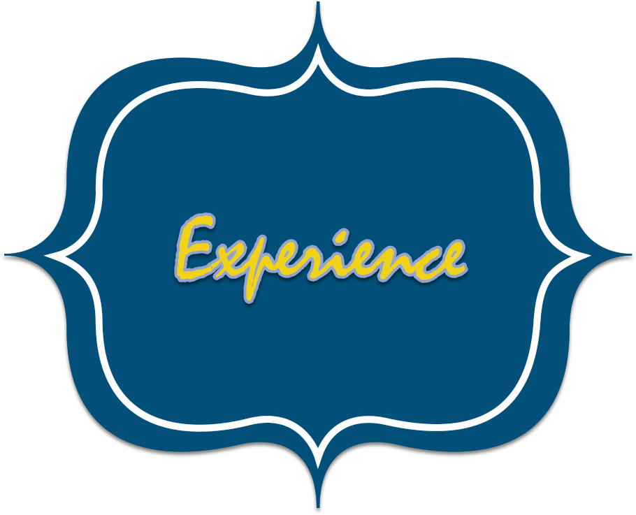 Elegant Experience Plaque PNG Image