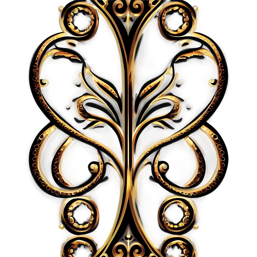 Elegant Filigree Design Png Pfl2 PNG Image