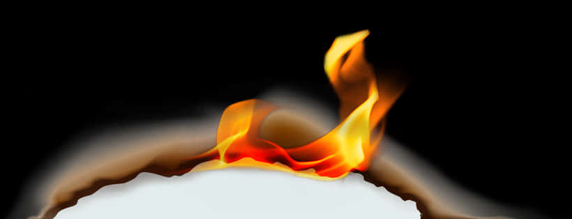 Elegant Flame Dance PNG Image