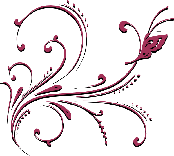 Elegant Floral Vector Design PNG Image