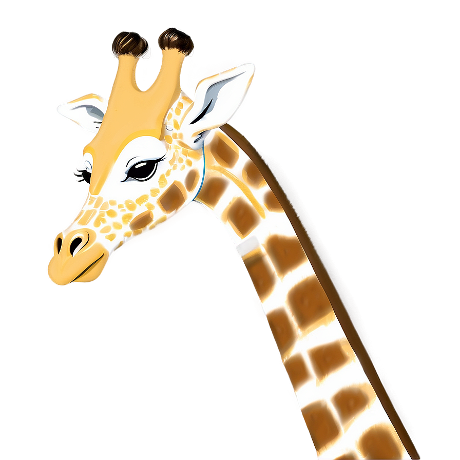 Elegant Giraffe Sketch Png Sxs61 PNG Image