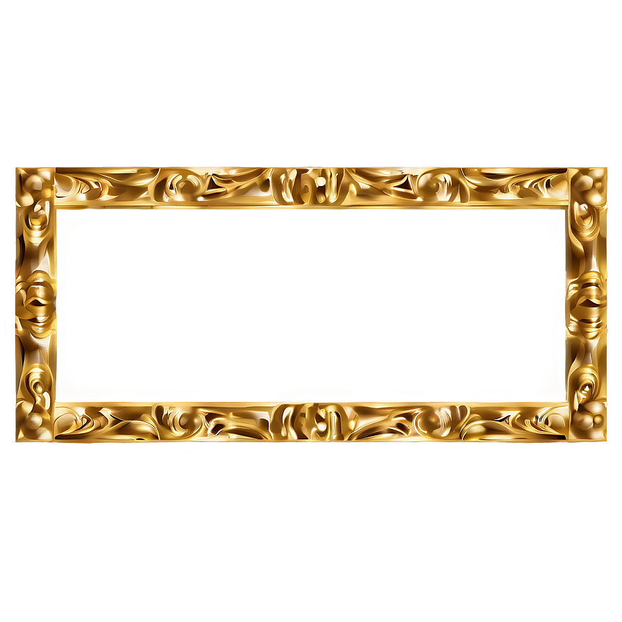 Elegant Gold Frame Png 99 PNG Image