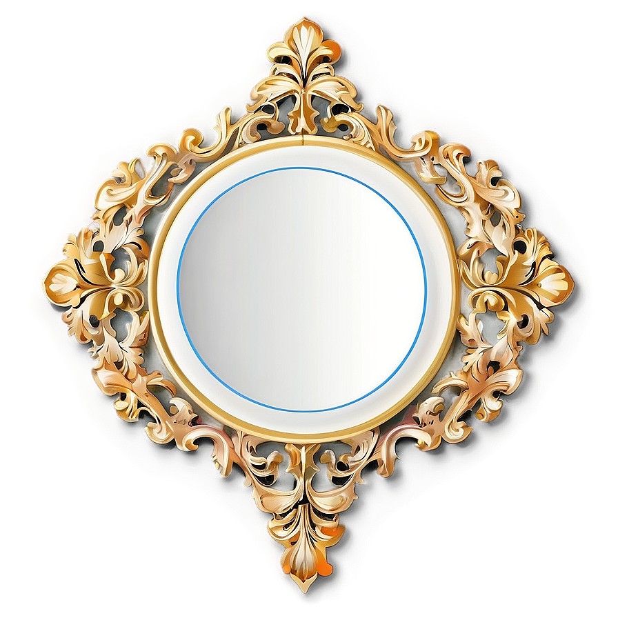 Elegant Gold Plate Png Vpo20 PNG Image