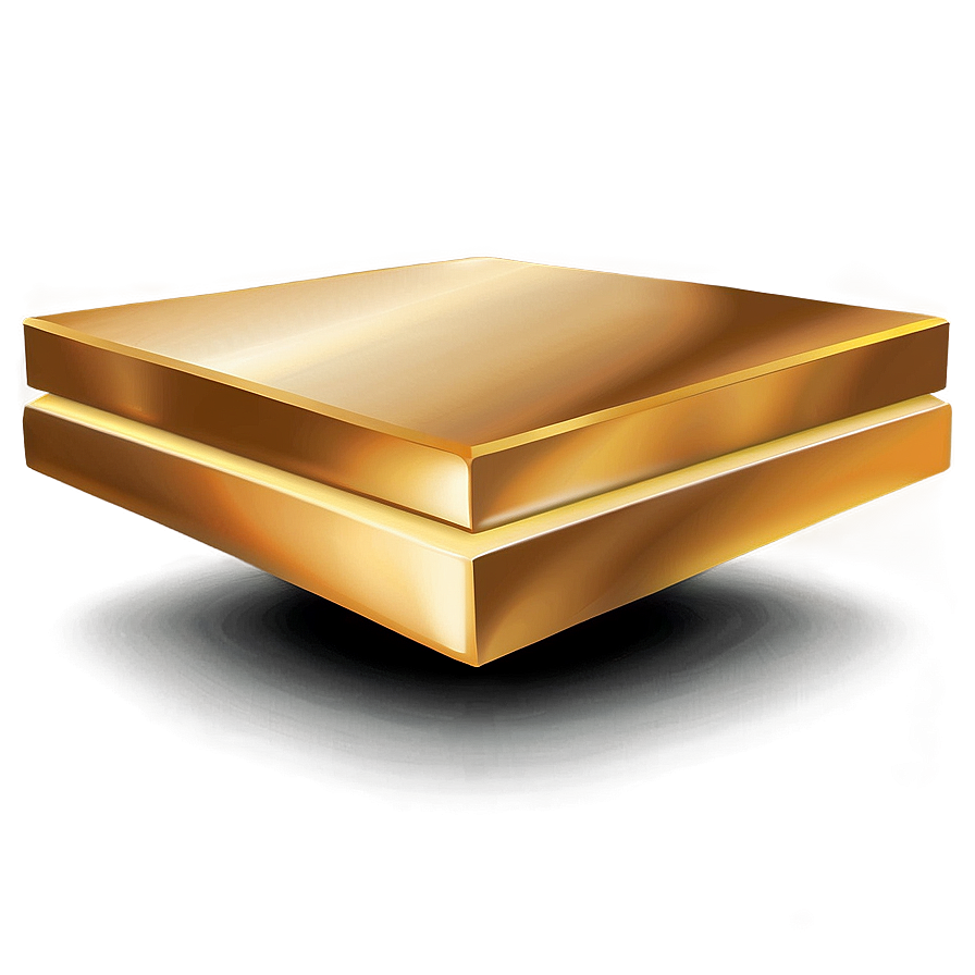 Elegant Gold Square Design Png 64 PNG Image