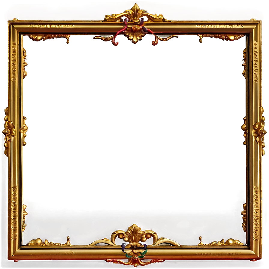 Elegant Golden Frame Png 73 PNG Image