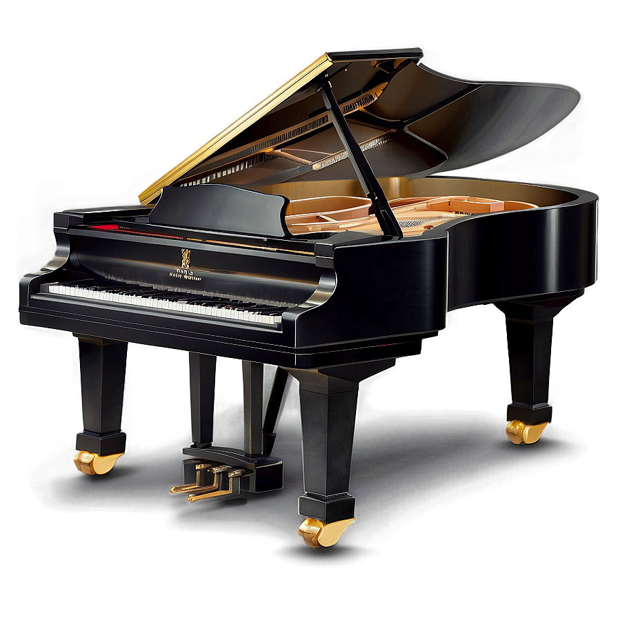 Elegant Grand Piano Png 23 PNG Image