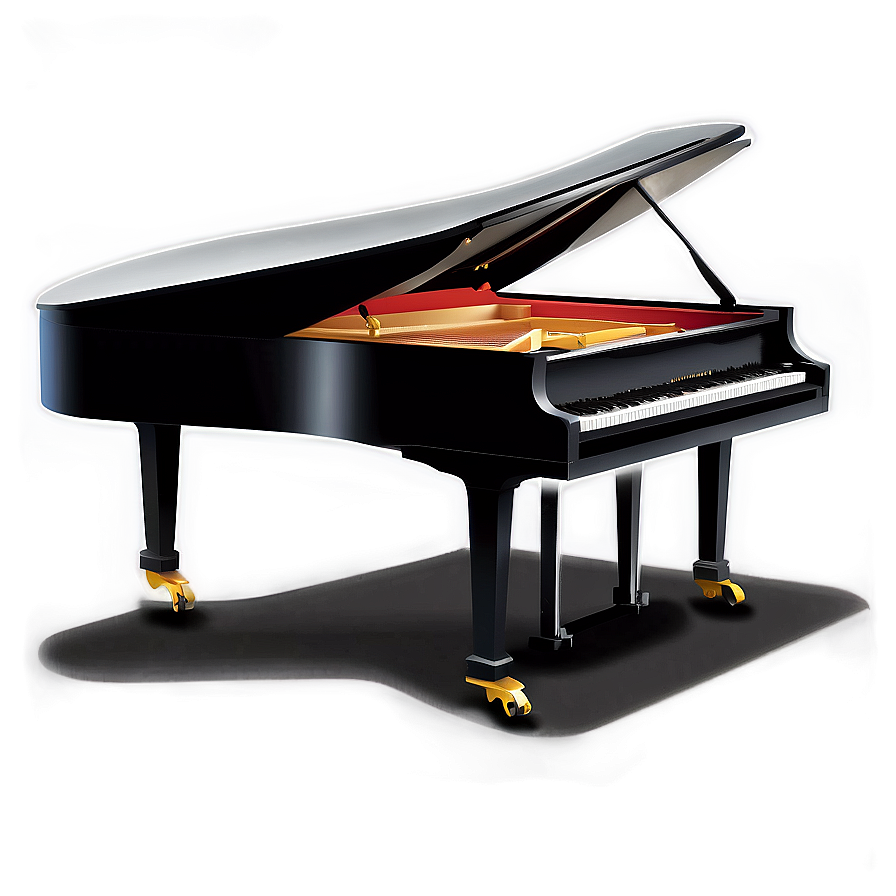 Elegant Grand Piano Png Ebo15 PNG Image